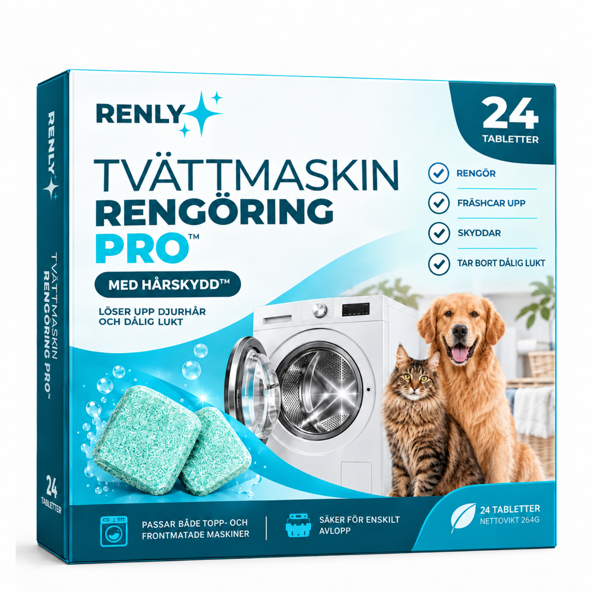 Renly Pro, förpackning